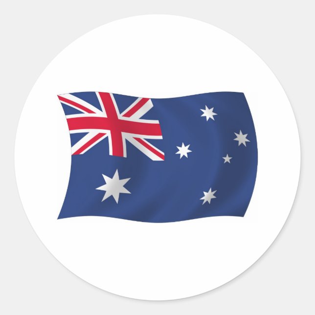 Australia Flag Sticker (Front)