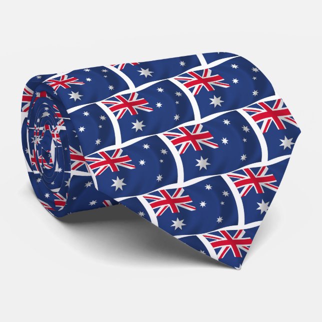Australia Flag Tie (Rolled)