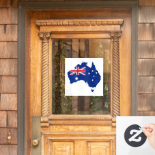 Australia flag window cling