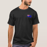 Australia Flag With Vintage Australian National Co T-Shirt<br><div class="desc">If you looking to celebrate your National Independence day and show your roots & origins in a vintage retro style, this awesome shirt will sure be a hit and a great casual wear for all occasions. Great top to support your sport team: football, soccer, volleyball, basketball & tennis. Perfect holidays...</div>