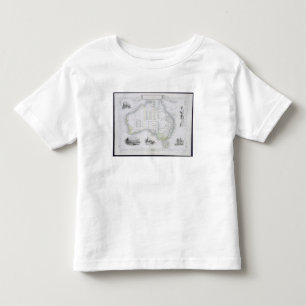 Australia, from a Series of World Maps published b Toddler T-shirt