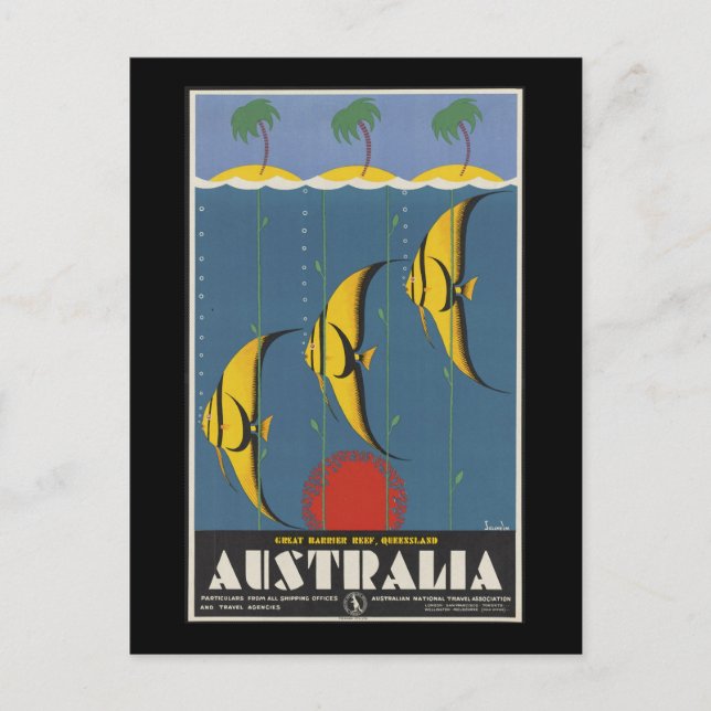 Australia Great Barrier Reef Queensland Postcard (Front)