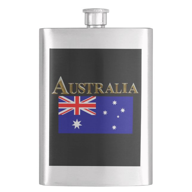 AUSTRALIA HIP FLASK (Front)