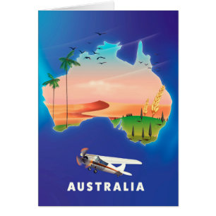 Australia Holiday travel poster