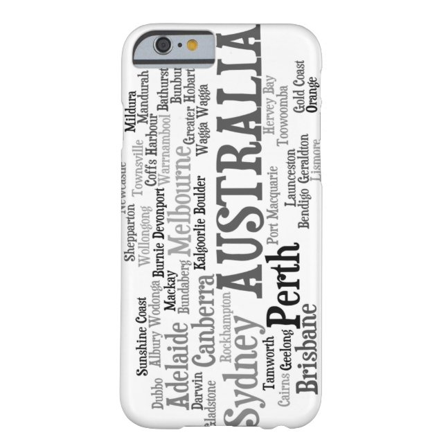 AUSTRALIA iPhone 6 case (Back)