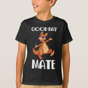 Australia Kangaroo Animal Australian Flag Aussie T-Shirt