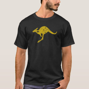 AUSTRALIA KANGAROO AUSSIE ROO FLAG ROUNDEL SPORTS  T-Shirt
