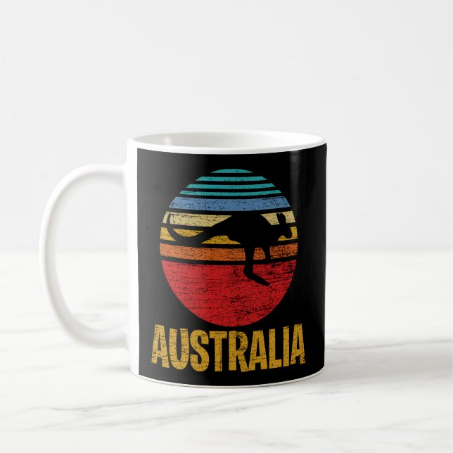 Australia Kangaroo Coffee Mug (Left)