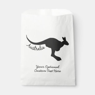 Australia Kangaroo custom text Favour Bag