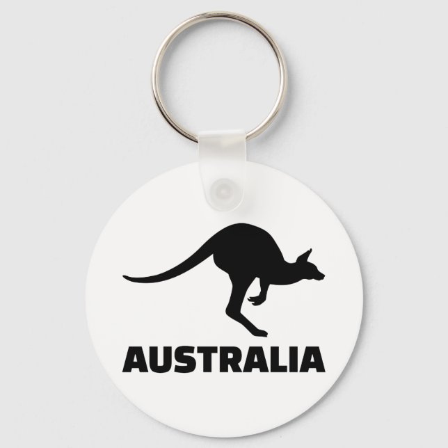Australia kangaroo keychain (Front)