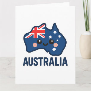 Australia Kawaii Fusion – Bold & Adorable Card