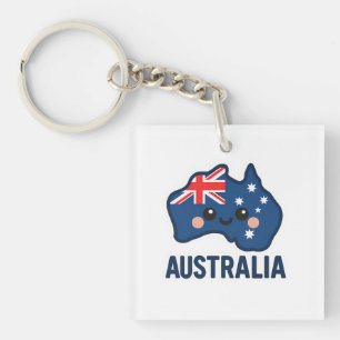 Australia Kawaii Fusion – Bold & Adorable Keychain