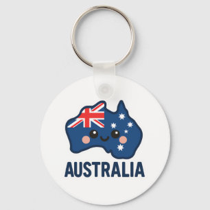 Australia Kawaii Fusion – Bold & Adorable Keychain