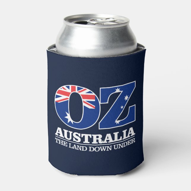 Australia "Land of OZ" Can Cooler (Can Front)