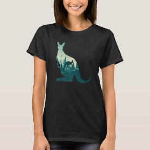 Australia Landscape Animal Zoo Animal Kangaroo T-Shirt