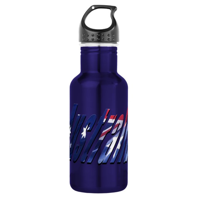 Australia Logo 532 Ml Water Bottle (Front)