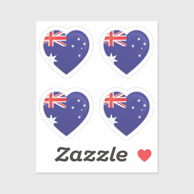 Australia Love Flag (Sheet)