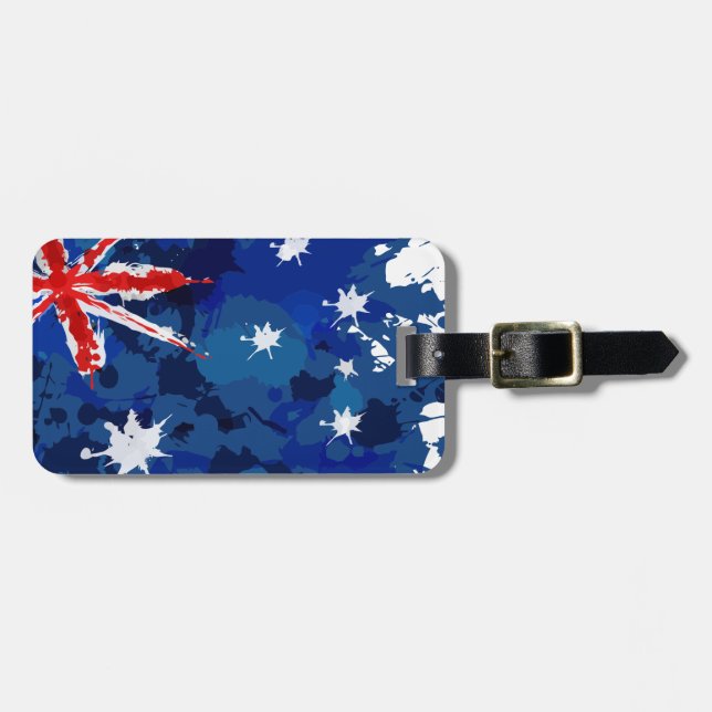 australia luggage tag (Front Horizontal)