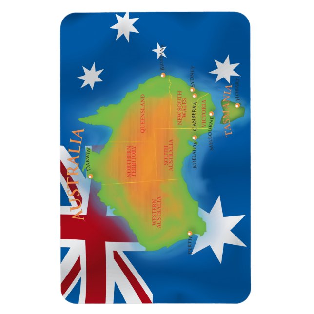 Australia Magnet (Vertical)