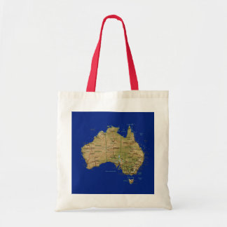 Australia Map Bag