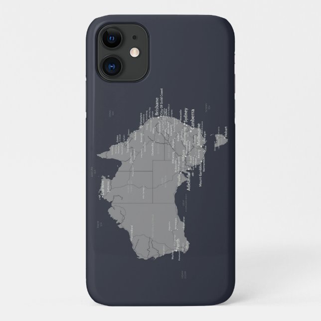 Australia map Case-Mate iPhone case (Back)