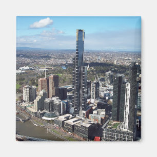 Australia: Melbourne Cityscape Magnet