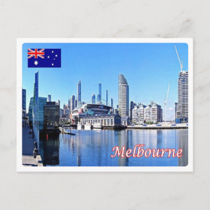 Australia - Melbourne - Harbour - Postcard