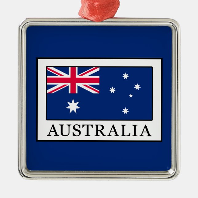 Australia Metal Ornament (Front)