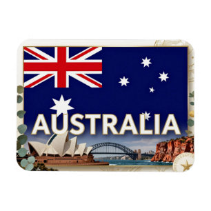 AUSTRALIA Modern National Identity Magnet