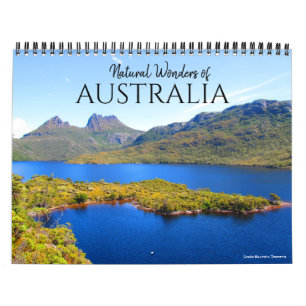 australia natural wonders 2025 (with locations) calendar