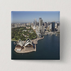 Australia, New South Wales, Sydney, Sydney 2 Inch Square Button