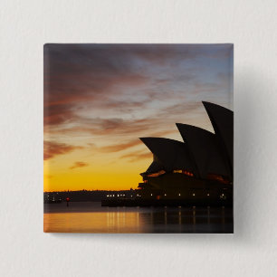 Australia, New South Wales, Sydney, Sydney Opera 2 Inch Square Button