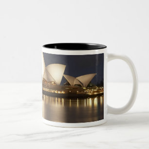Australia, New South Wales, Sydney, Sydney Opera 4 Two-Tone Coffee Mug