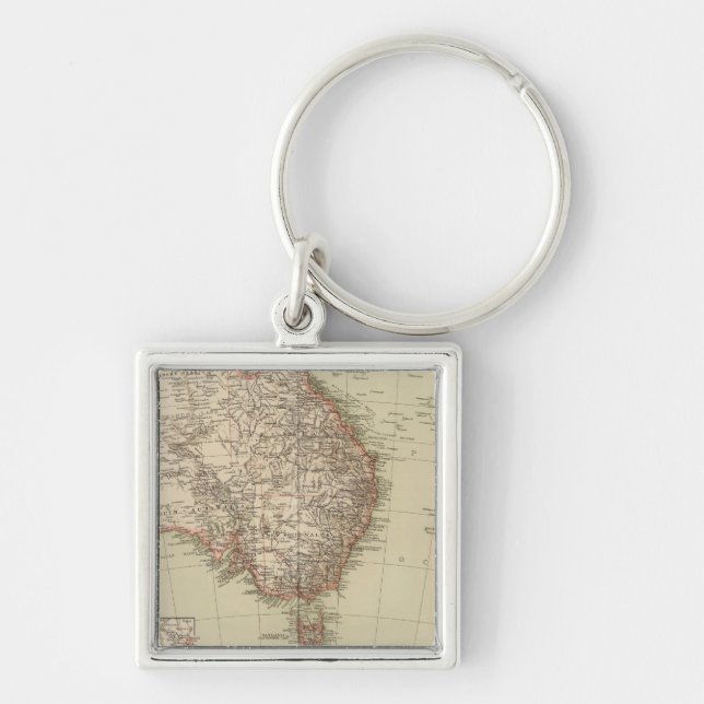 Australia, New Zealand Keychain (Front)