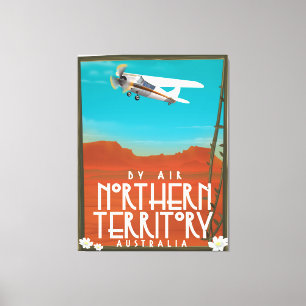 Australia Northern Territory Travel poster Canvas Print