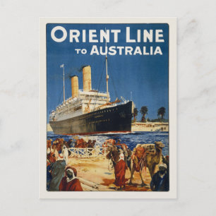 AUSTRALIA OCEAN LINER OTRANTO POSTCARD