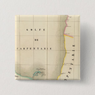 Australia Oceania no 37 2 Inch Square Button