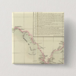 Australia Oceania no 54 2 Inch Square Button