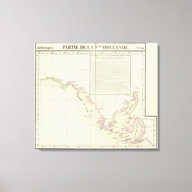 Australia Oceania no 54 Canvas Print (Front)