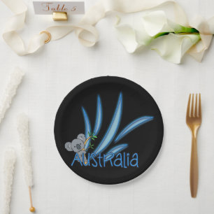 Australia Paper Plate