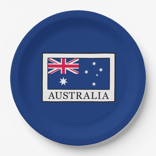 Australia Paper Plate (Front)