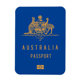 Australia passport magnet
