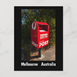 Australia Post Box Postcard Melbourne