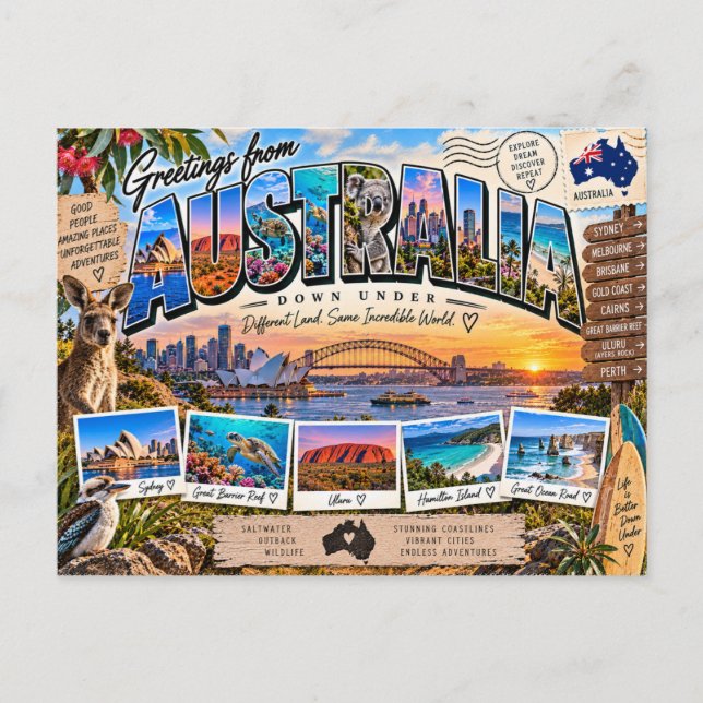 Australia Postcard (Front)
