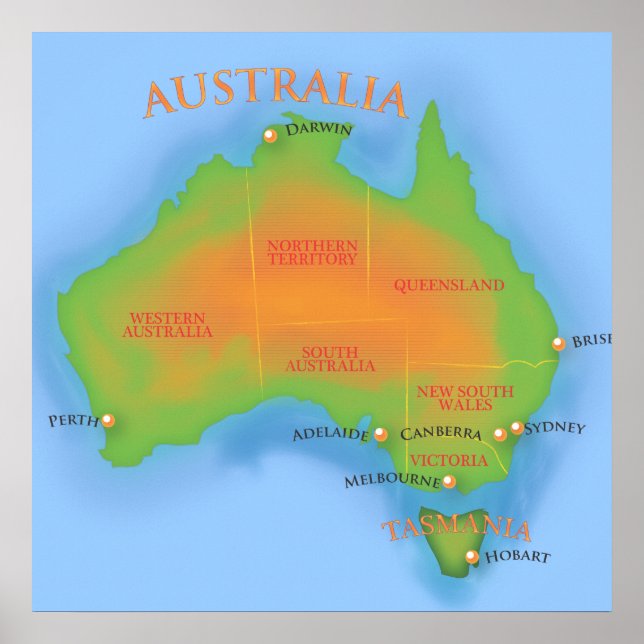 Australia Poster (Front)