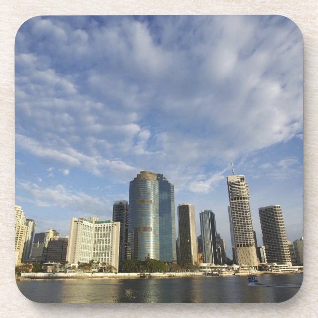 Australia, Queensland, Brisbane, Skyscrapers and Coaster (Front)