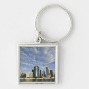 Australia, Queensland, Brisbane, Skyscrapers and Keychain