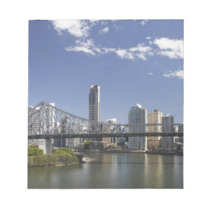 Australia, Queensland, Brisbane, Story Bridge, Notepad