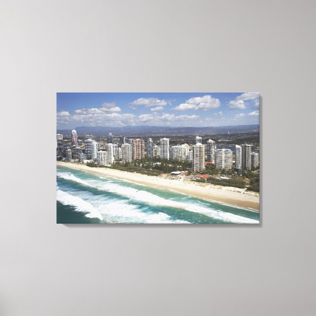 Australia, Queensland, Gold Coast, Main Beach - Canvas Print (Front)
