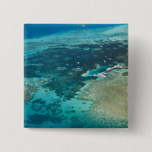 Australia, Queensland, North Coast, Cairns 2 Inch Square Button